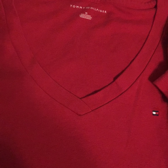 Red Tommy Hillfiger Shirt - Picture 5 of 7